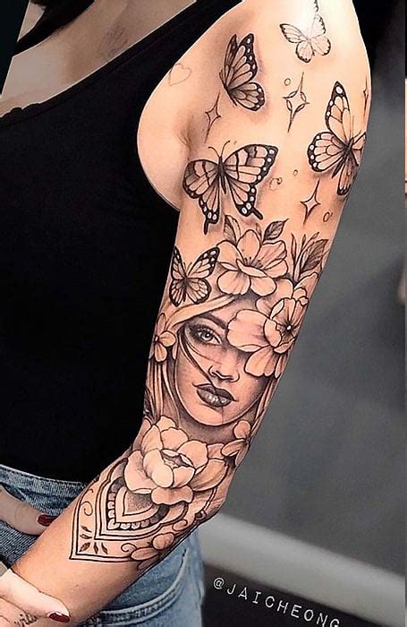 womens sleeve tattoo|tattoo full sleeve women.